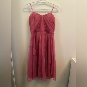 Le Chateau pink strapless dress size small.